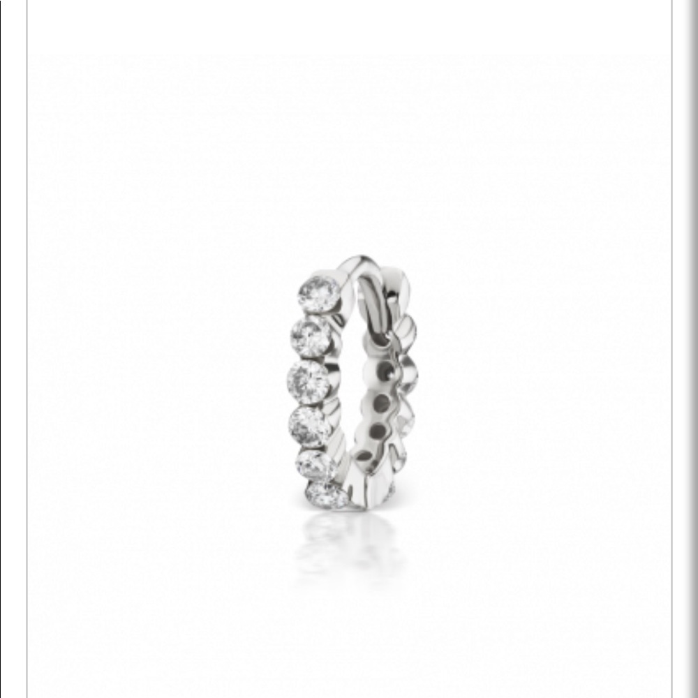 Maria Tash 6.5mm diamond eternity ring